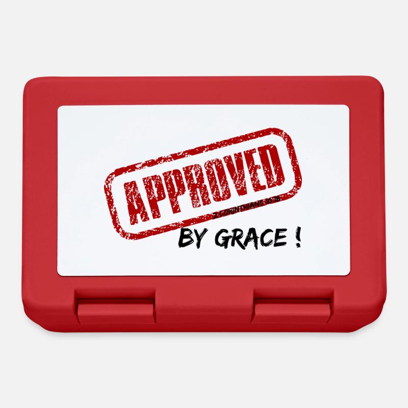 Best Received - 2 Cor/10:18 - Lunchbox - red