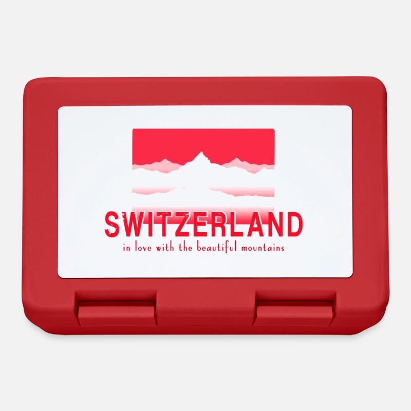 SWITZERLAND mountains - Brotdose - Rot