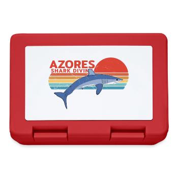 Makohai Açores Plongée avec les requins - Boîte à goûter - rouge - Devant