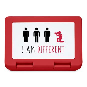 i am different photographer - Lunchbox - red - Front