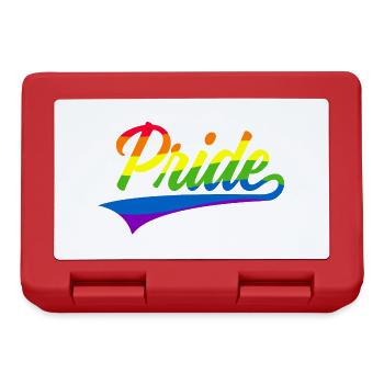 PRIDE LGBT CSD - Boîte à goûter - rouge - Devant