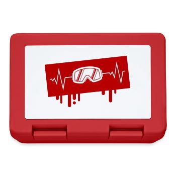 ski brille puls - Brotdose - Rot - Vorne