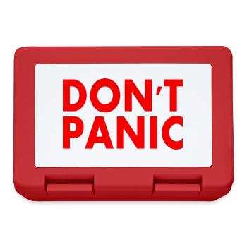don't panic - Lunchbox - red - Front