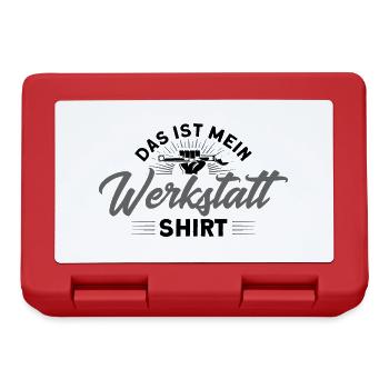 KFZ Mechaniker Schrauber Mechatroniker Geschenk - Brotdose - Rot - Vorne