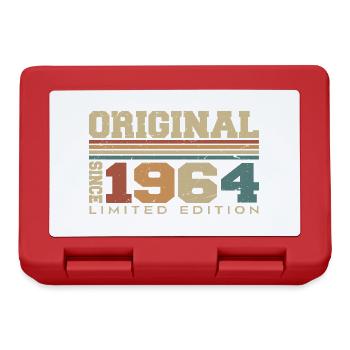 Original 1964 Retro Gift 60th Anniversary 1964 - Lunchbox - red - Front