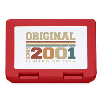Original 2001 Rétro Cadeau 23e Anniversaire 2001 - Boîte à goûter - rouge - Devant