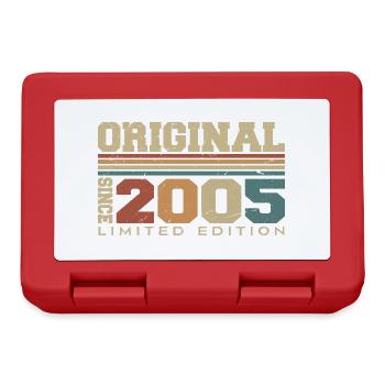 Original 2005 Retro Gift 19th Anniversary 2005 - Lunchbox - red - Front