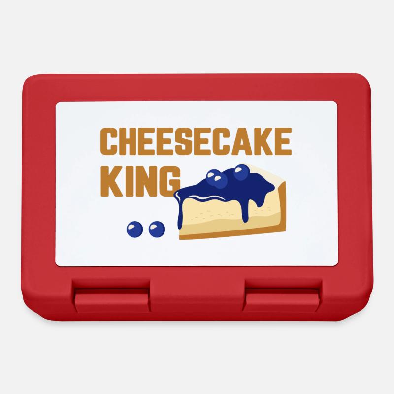 Cheesecake Cheesecake King - Lunchbox - red