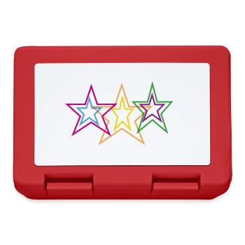 stars image16 - Lunchbox - red - Front