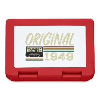 Original 1949 Rétro Cadeau Anniversaire Né En 1949 - Boîte à goûter - rouge - Devant