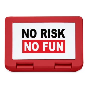 NO RISK NO FUN - Lunchbox - red - Front