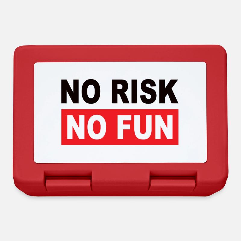 AUCUN RISQUE PAS DE PLAISIR - Boîte à goûter - rouge