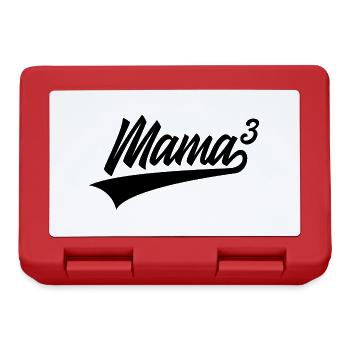 MAMA HOCH 3 DREIFACH MUTTER - Brotdose - Rot - Vorne