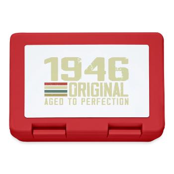 Jahrgang 1946 - Jahrgang 1946 - 78. Retro-Jubiläum - Brotdose - Rot - Vorne