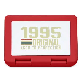 Né en 1995 - Vintage 1995 - 29e Anniversaire Rétro - Boîte à goûter - rouge - Devant