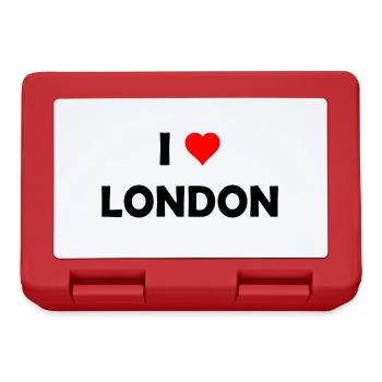 I love London - Great Britain - UK United Kingdom - Brotdose - Rot - Vorne