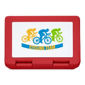 Cycling Team Fahrrad - Brotdose - Rot - Vorne