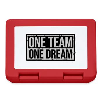 Shield One Team - Lunchbox - red - Front