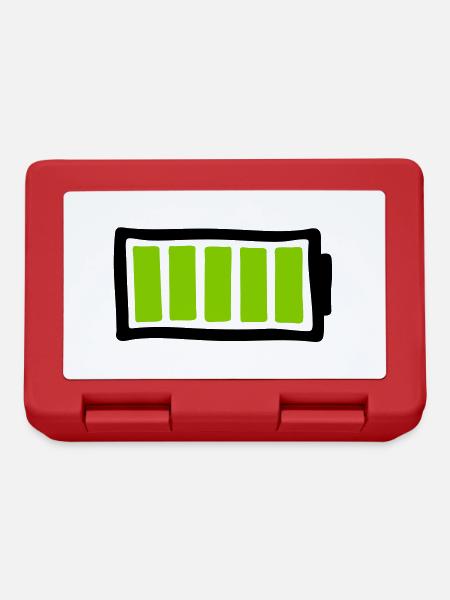 battery - Lunchbox - red