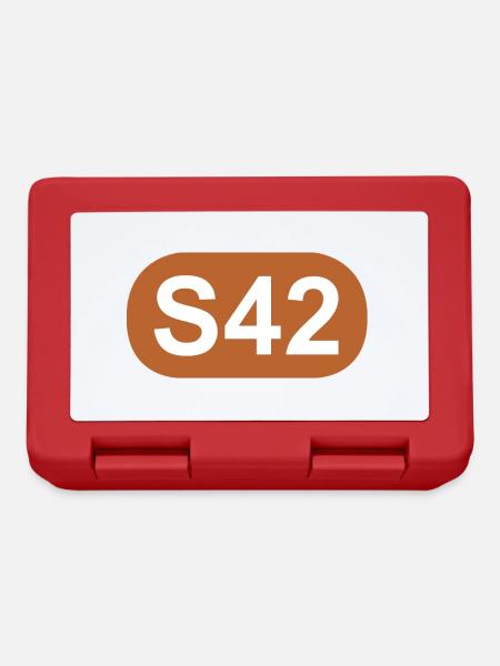S-Bahn Berlin S42 - Brotdose - Rot