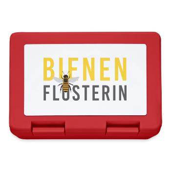 Bienenflüsterin Imkerin bee Volk flüstern - Brotdose - Rot - Vorne