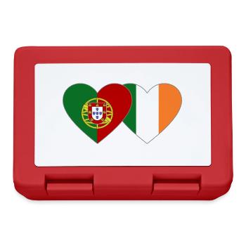 Drapeau du Portugal Irlande - Boîte à goûter - rouge - Devant