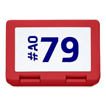 AO79 - Boîte à goûter - rouge - Devant