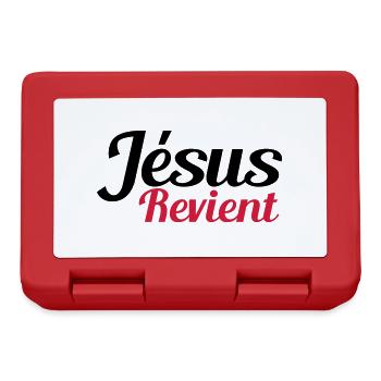 Jesus comes back - Lunchbox - red - Front