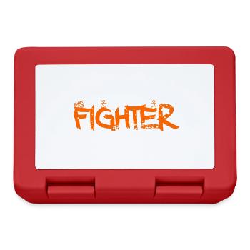 MS Fighter Multiple Sklerose - Brotdose - Rot - Vorne
