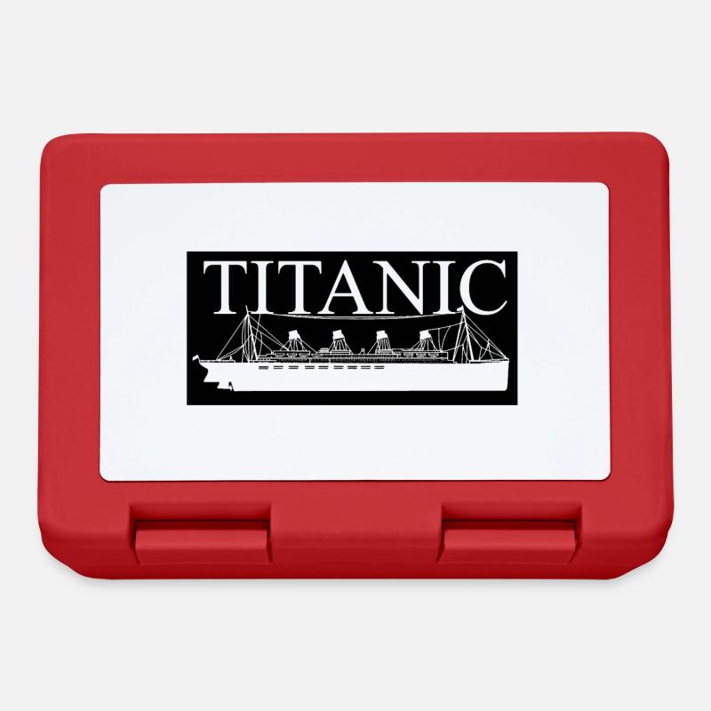 Titanic - Lunchbox - red