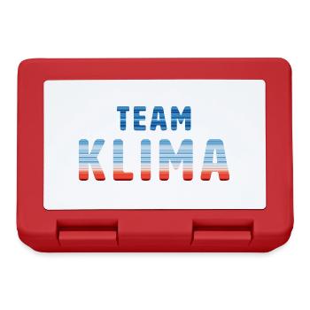Team Klima | Warming Stripes - Brotdose - Rot - Vorne