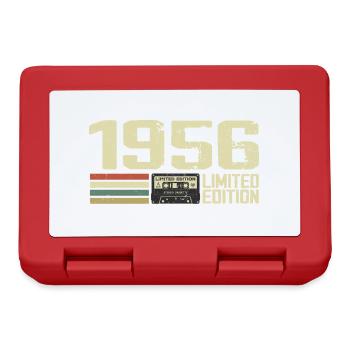 Born in 1956 - Vintage 1956 - 68th Birthday Retro - Lunchbox - red - Front