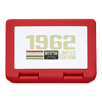 Né en 1962 - Vintage 1962 - 62e Anniversaire Rétro - Boîte à goûter - rouge - Devant