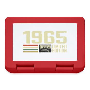 Born in 1965 - Vintage 1965 - 59th Retro Anniversary - Lunchbox - red - Front