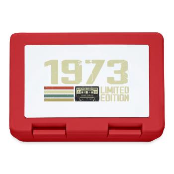 Jahrgang 1973 - Jahrgang 1973 - 51. Retro-Jubiläum - Brotdose - Rot - Vorne