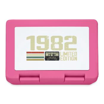 Jahrgang 1982 - Jahrgang 1982 - 42. Retro-Jubiläum - Brotdose - Pink - Vorne