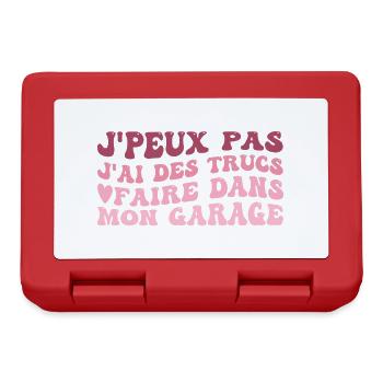 I Have Stuff To Do In My DIY Garage - Lunchbox - red - Front