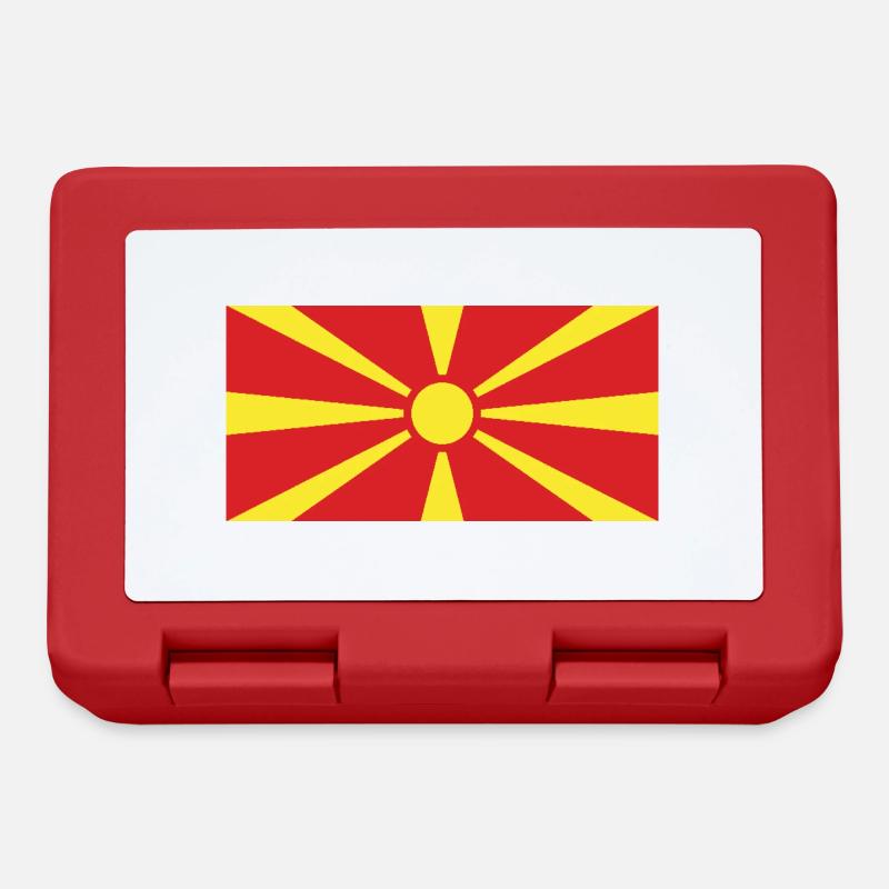 Macedonia - Lunchbox - red