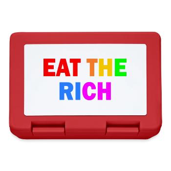 Eat the rich - Lunchbox - red - Front