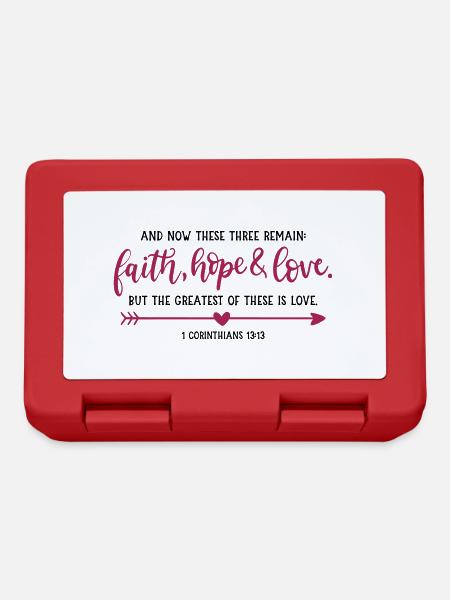 faith, hope & love - Brotdose - Rot