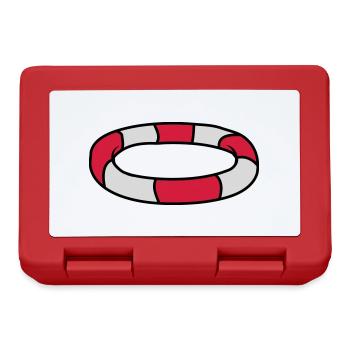 Lifebuoy Logo Design - Lunchbox - red - Front