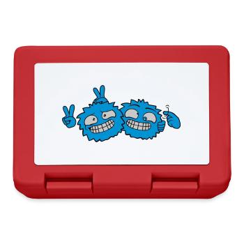 2 Crazy Friends - Lunchbox - red - Front