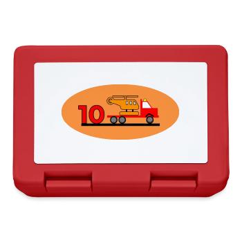 Camion - Boîte à goûter - rouge - Devant