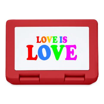 Love is love - Lunchbox - red - Front