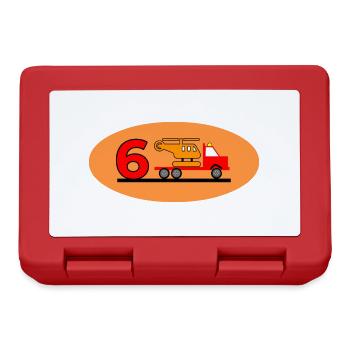 Camion - Boîte à goûter - rouge - Devant