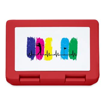 Golf Heartbeat - Lunchbox - red - Front