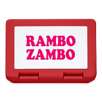 Rambo zambo - Boîte à goûter - rouge - Devant