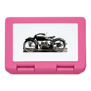 Motorcycle Classic Car - Lunchbox - pink - Front