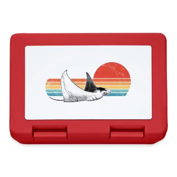 manta ray - Lunchbox - red - Front