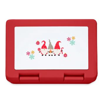 Christmas Gnomes - Lunchbox - red - Front